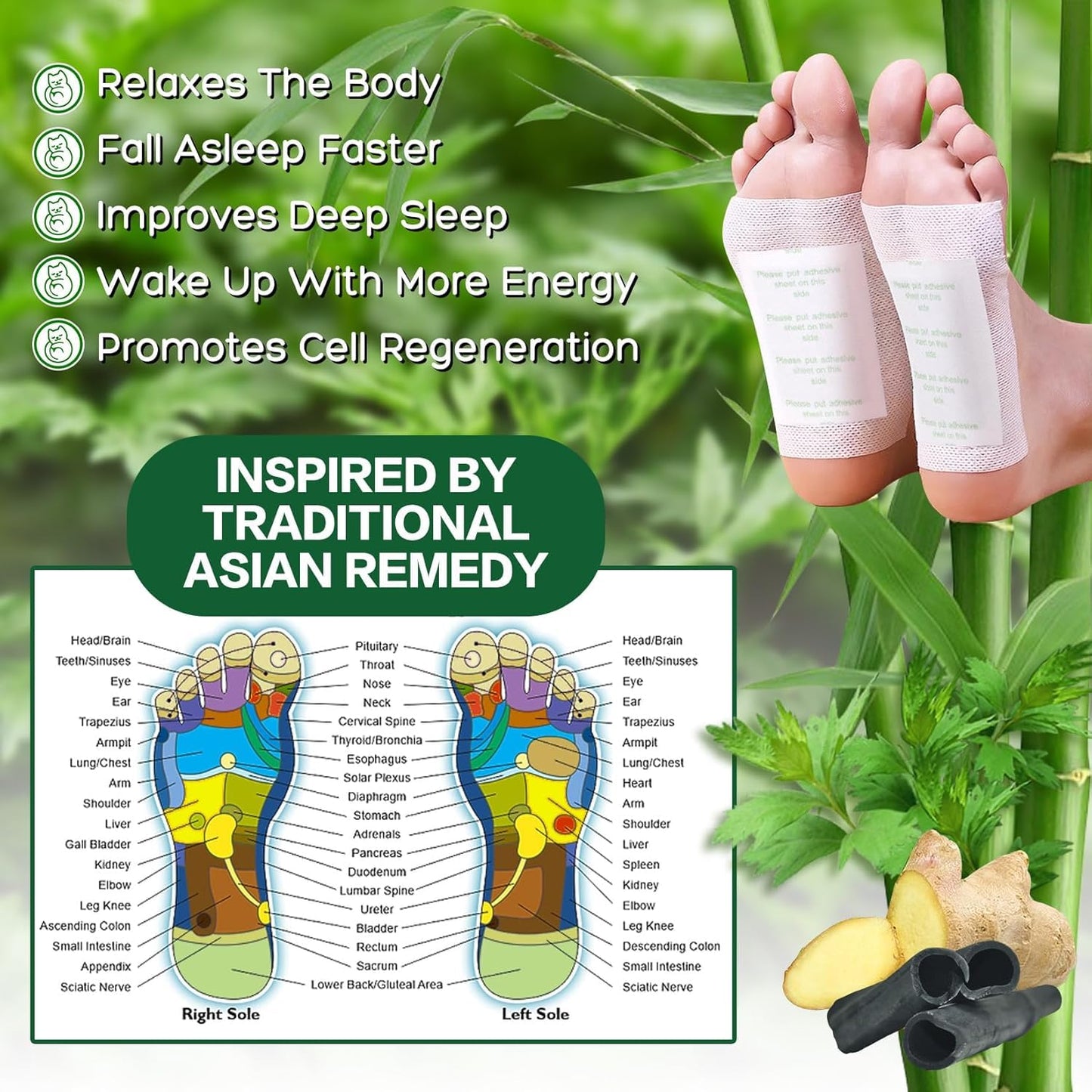 Herbal Detox Foot Patches